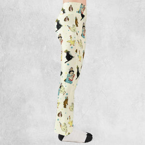 The Curious Cub and His Forest Friends Little Bear Flare Leggings