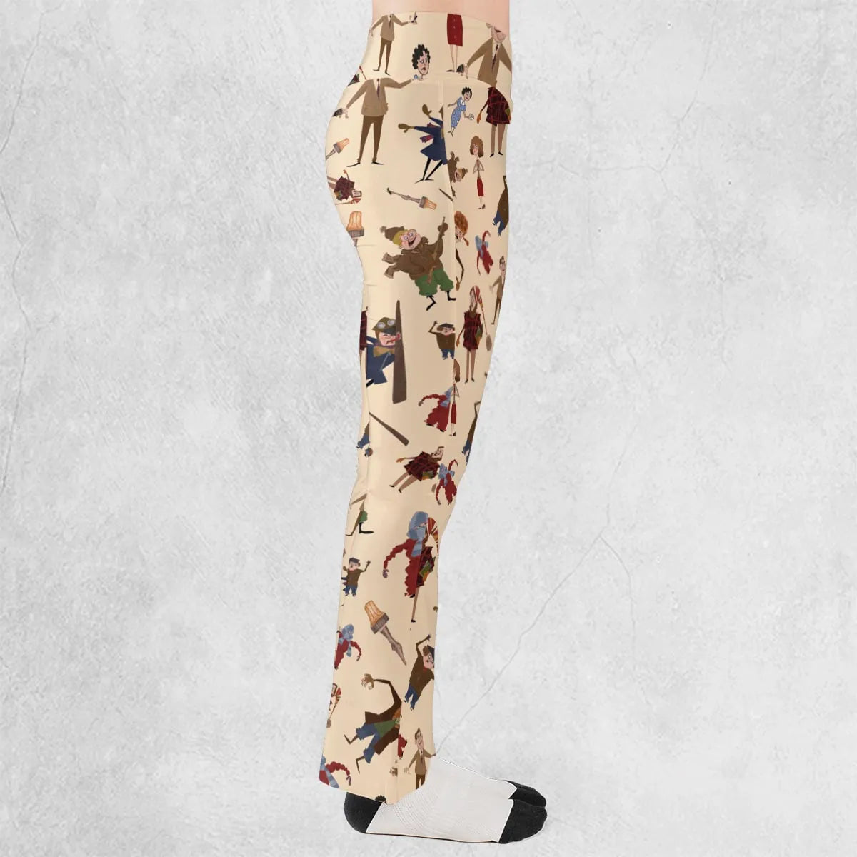 A Christmas Story Characters Flare Leggings