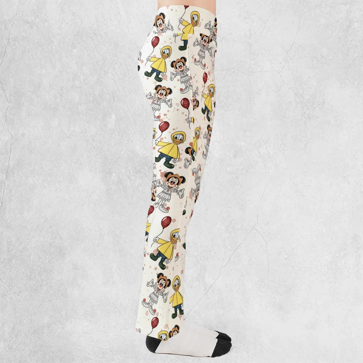 Mouse Clown Flare Leggings