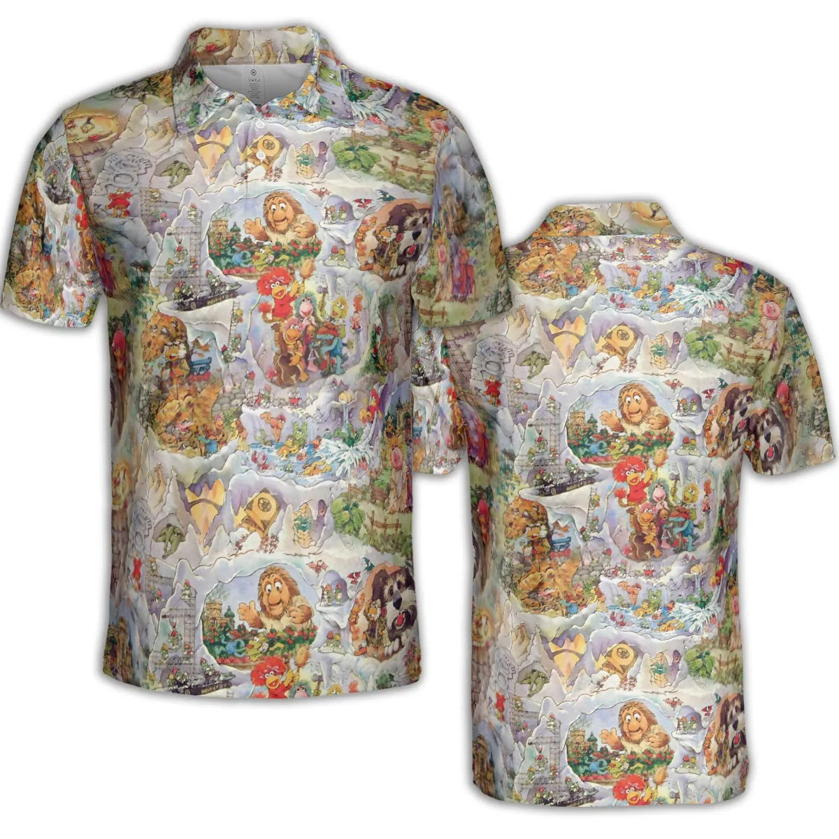 Fraggle Rock Journey Jim Henson AOP Men/Women Polo Shirt