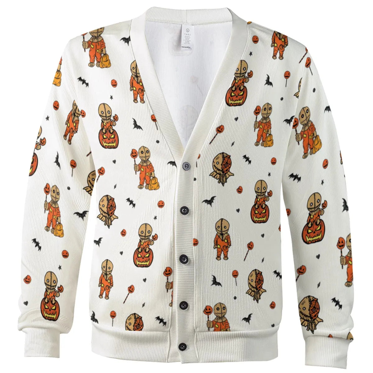 Pumpkin Sam Trick 'r Treat Horror Cardigan