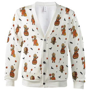 Pumpkin Sam Trick 'r Treat Horror Cardigan