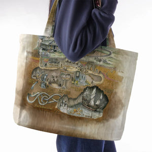 The Goonies Adventure Map Large Tote Bag