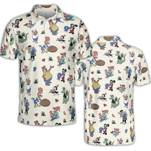 Woody Woodpecker Walter Lantz AOP Men/Women Polo Shirt