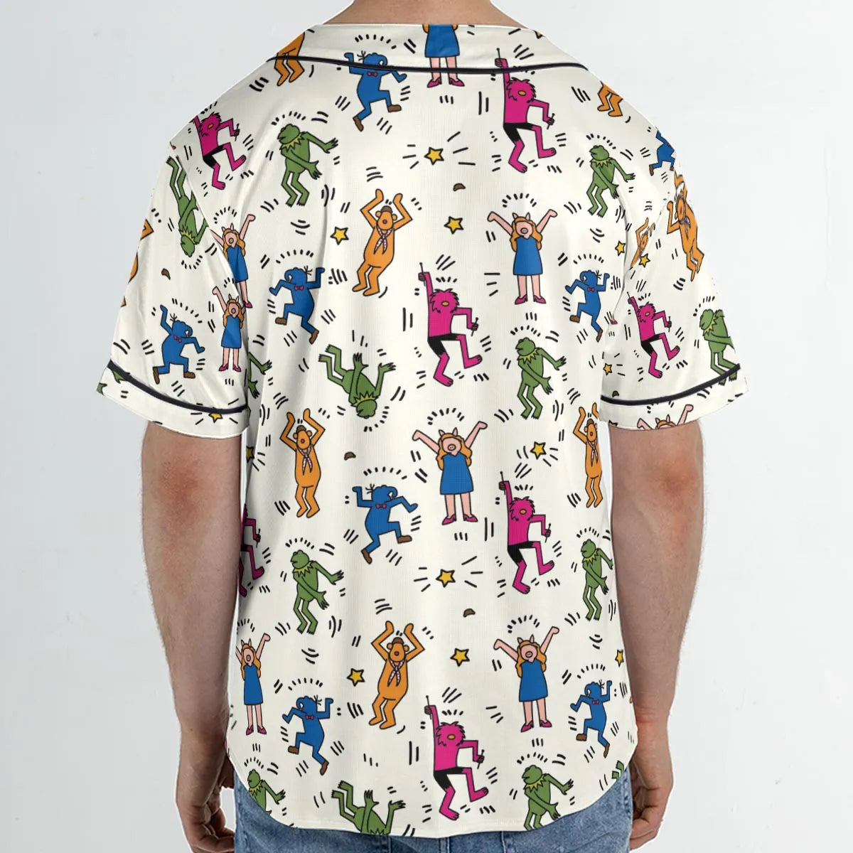 Dancing Muppets The Muppets Characters Unisex Baseball Jersey