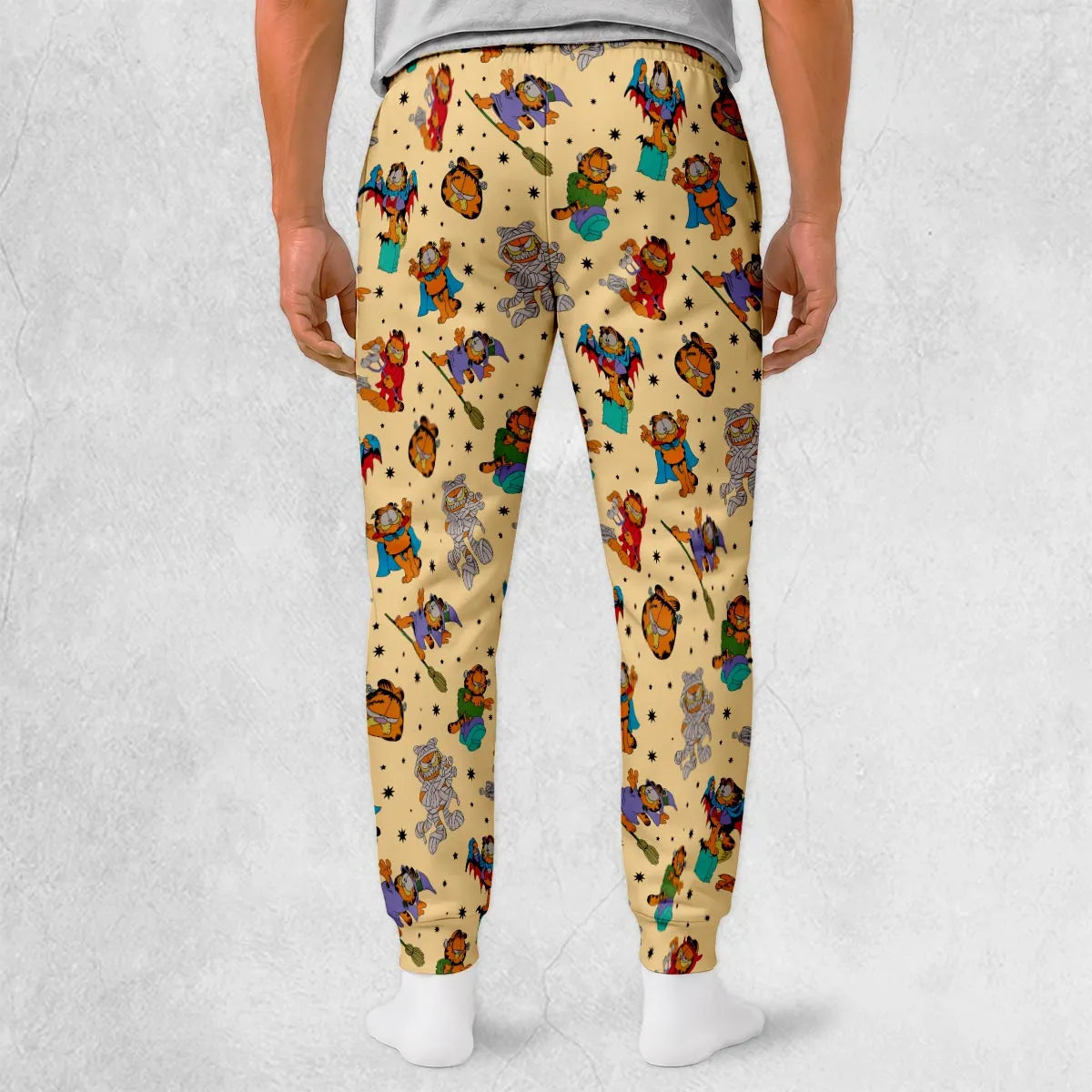 Nostalgic Cat Garfield's Halloween Adventure Sweatpants