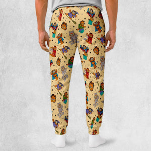 Nostalgic Cat Garfield's Halloween Adventure Sweatpants