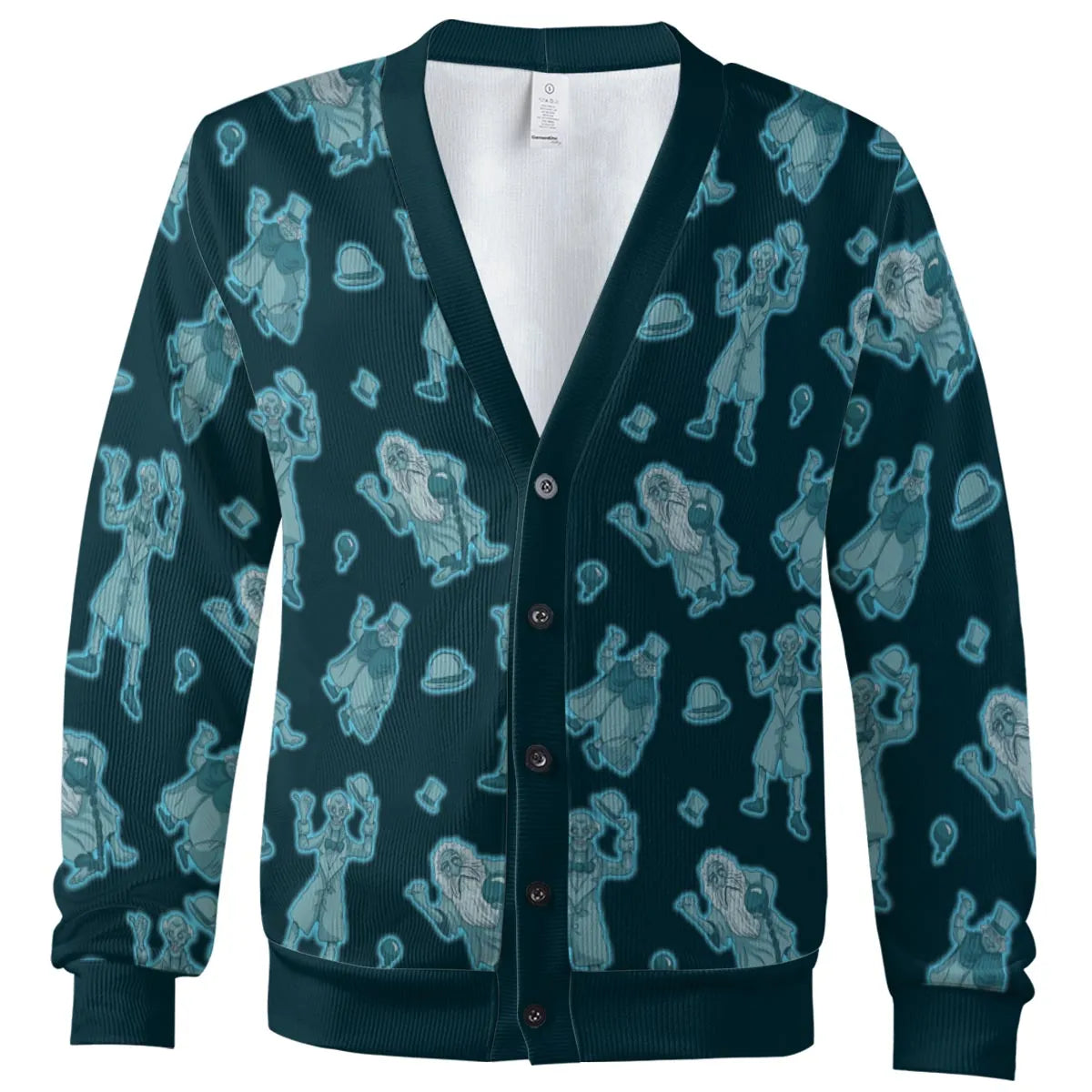 Hitchhiking Ghosts Haunted Mansion Cardigan