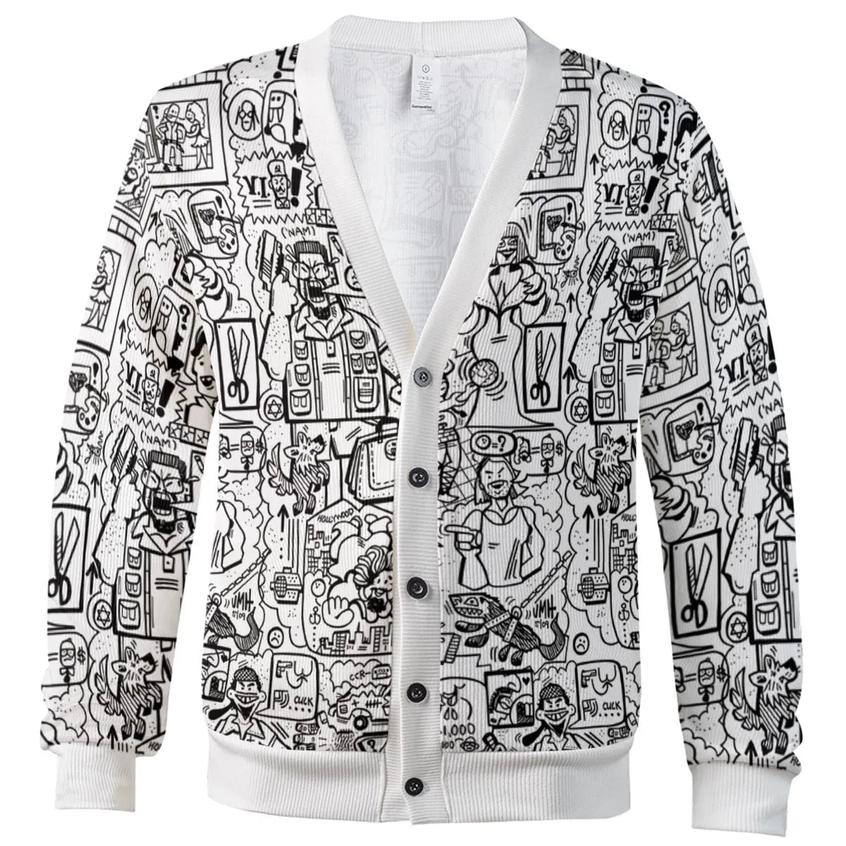 The Big Lebowski Doodles Cardigan