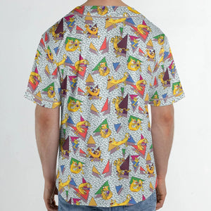 Catdog 90s Cartoon Pattern Unisex Baseball Jersey