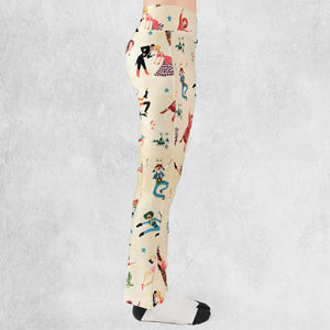 Annie Get Your Gun Characters Flare Leggings