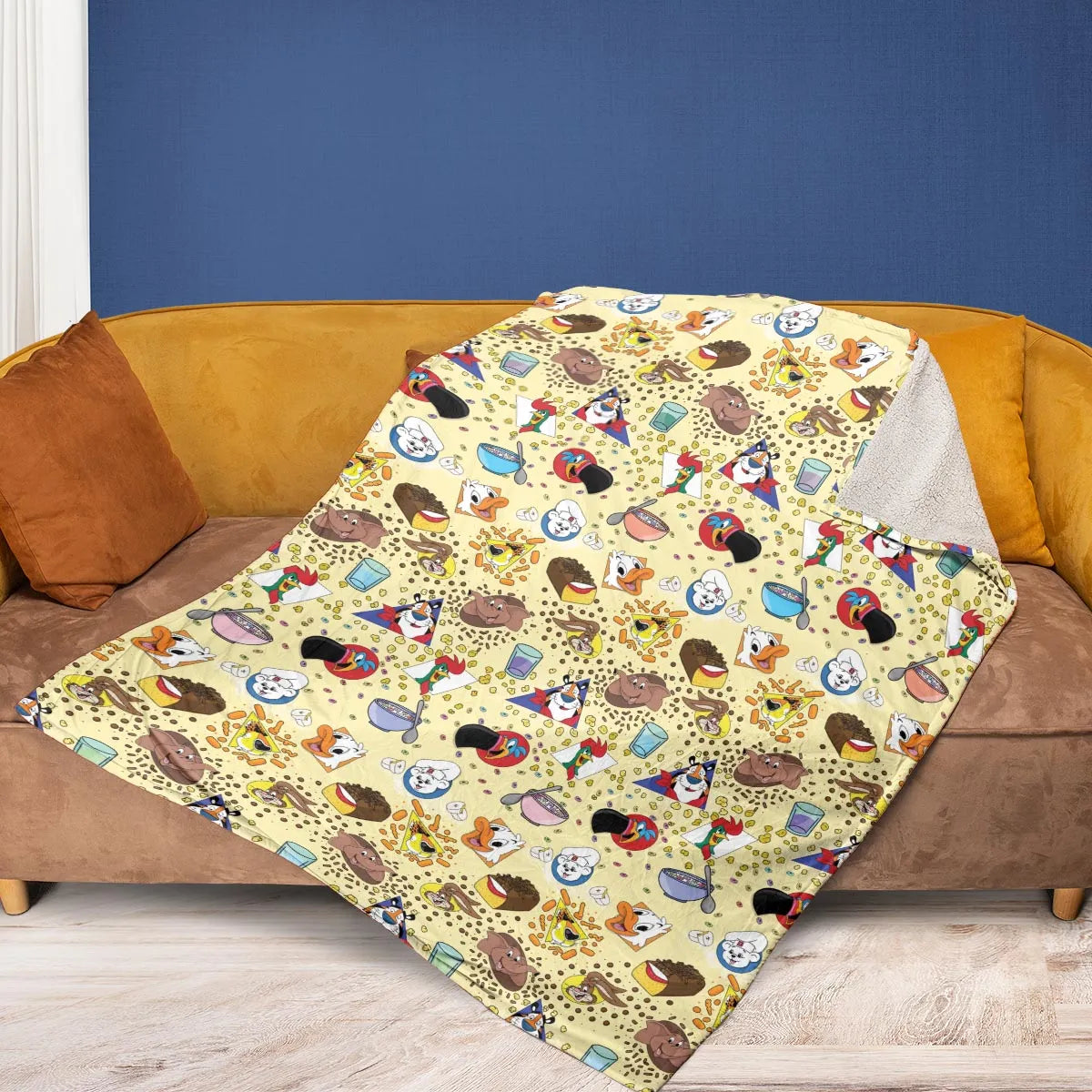 Bimbo Cheetos Cereal Mascot Fleece Blanket