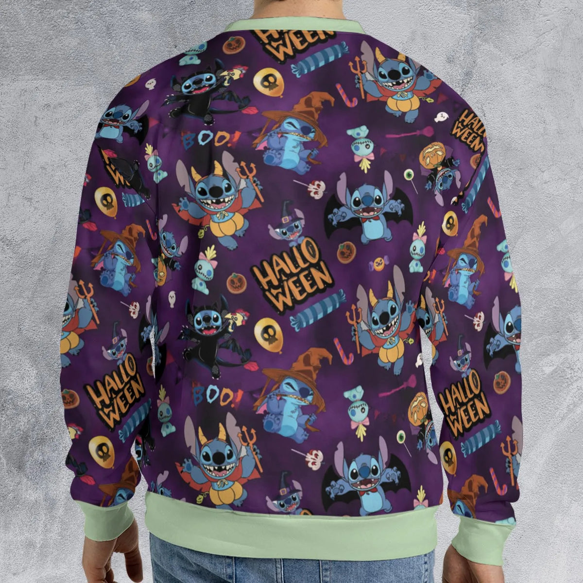 Spooky Stitch All-over Print Sweatshirt