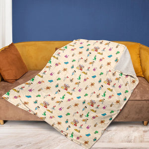 Bedrock The Flintstones Fleece Blanket