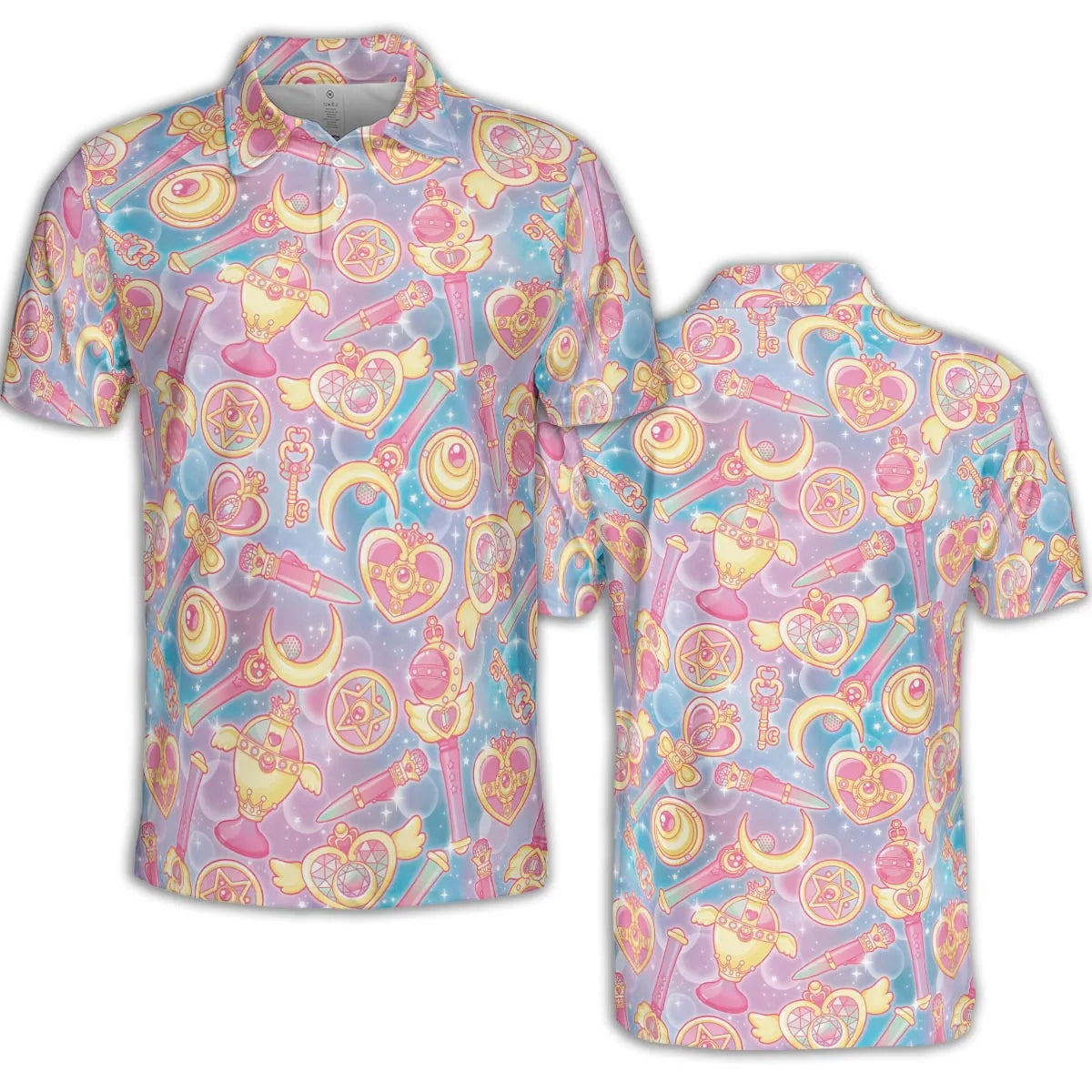 Magical Girls Sailor Moon AOP Men/Women Polo Shirt