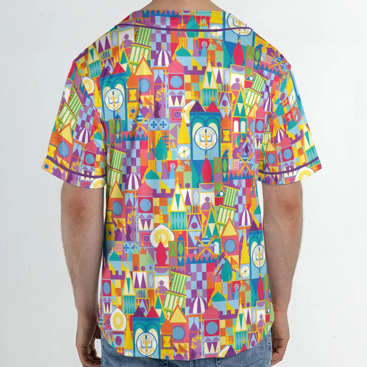 It's a Small World Unisex Baseball Jersey