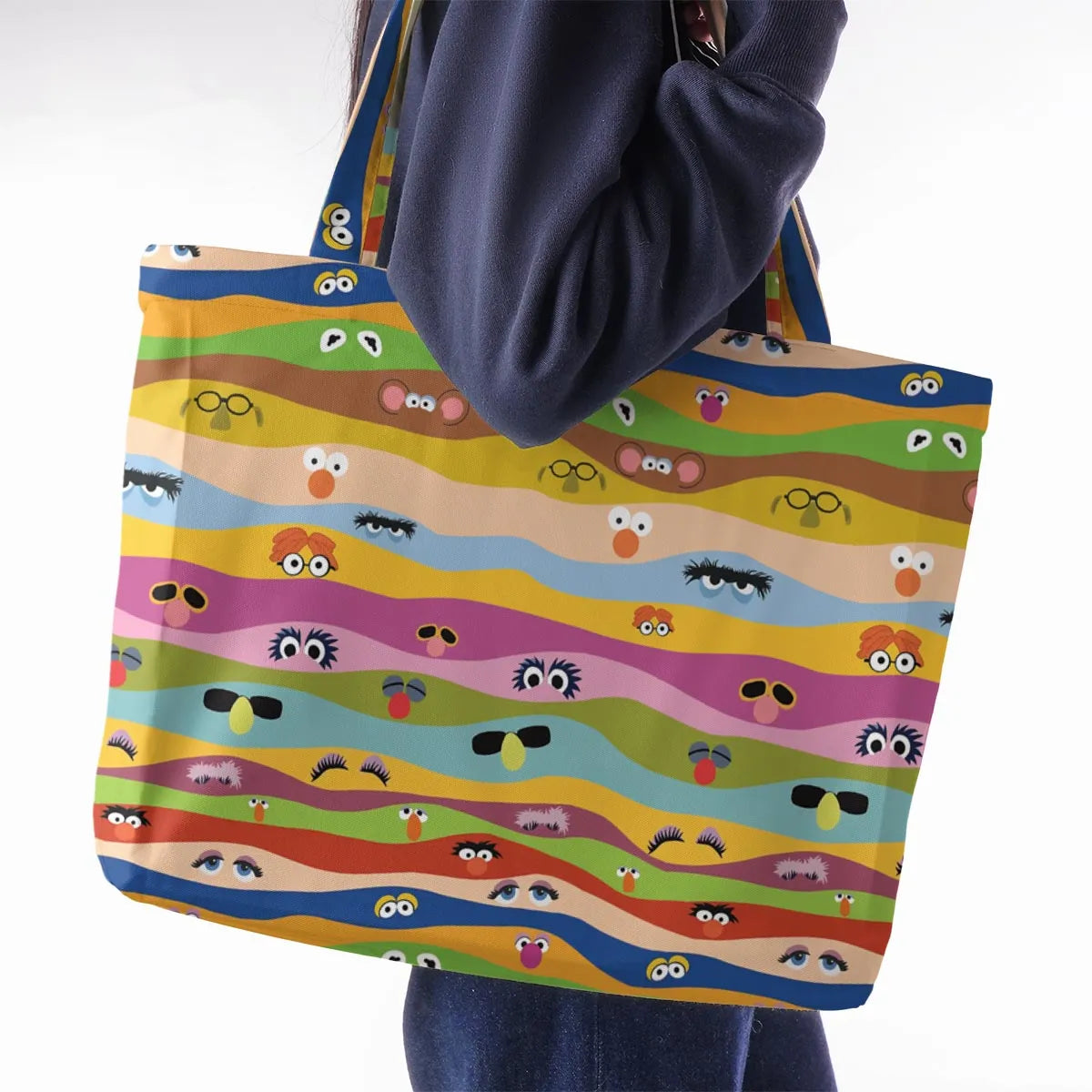 Eyes On Us The Muppet Show Large Tote Bag