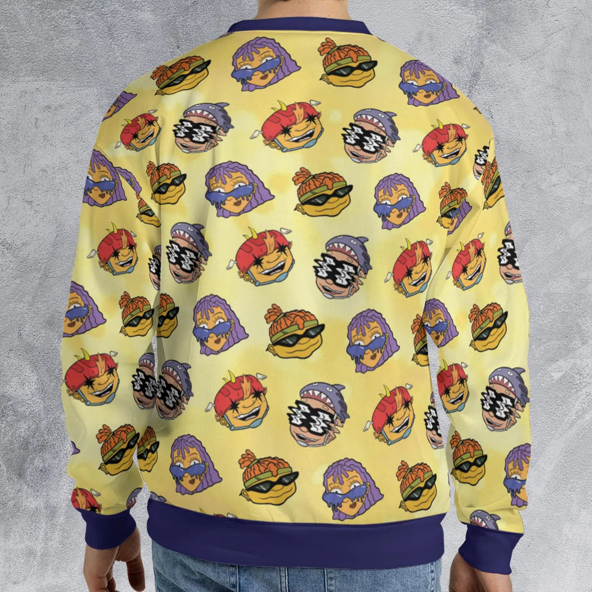 Stay Rad Rocket Power All-over Print Sweatshirt