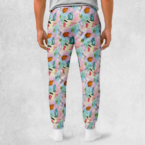 Watercolor Monsters Friends Sweatpants