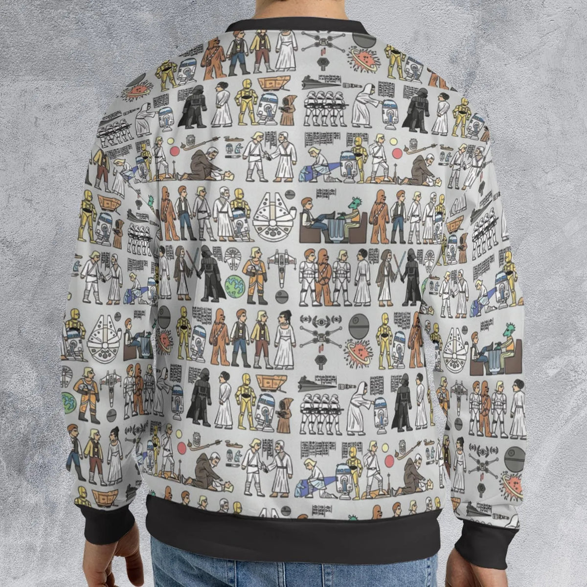 Egyptian Galaxy Wars All-over Print Sweatshirt