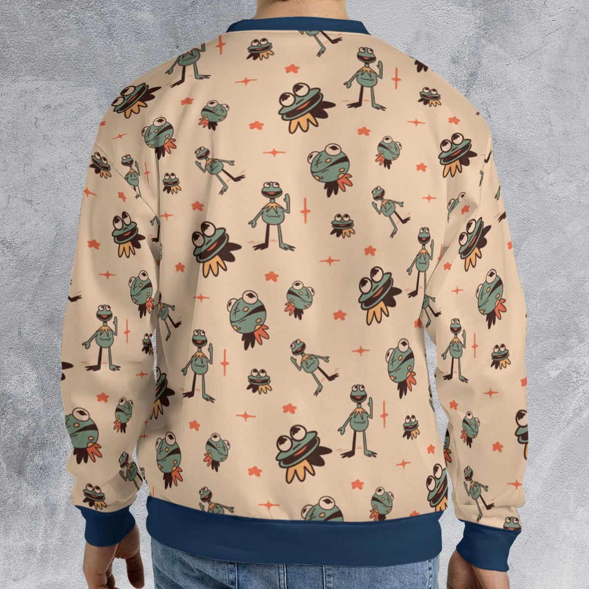 Kermit The Frog Doodles All-over Print Sweatshirt