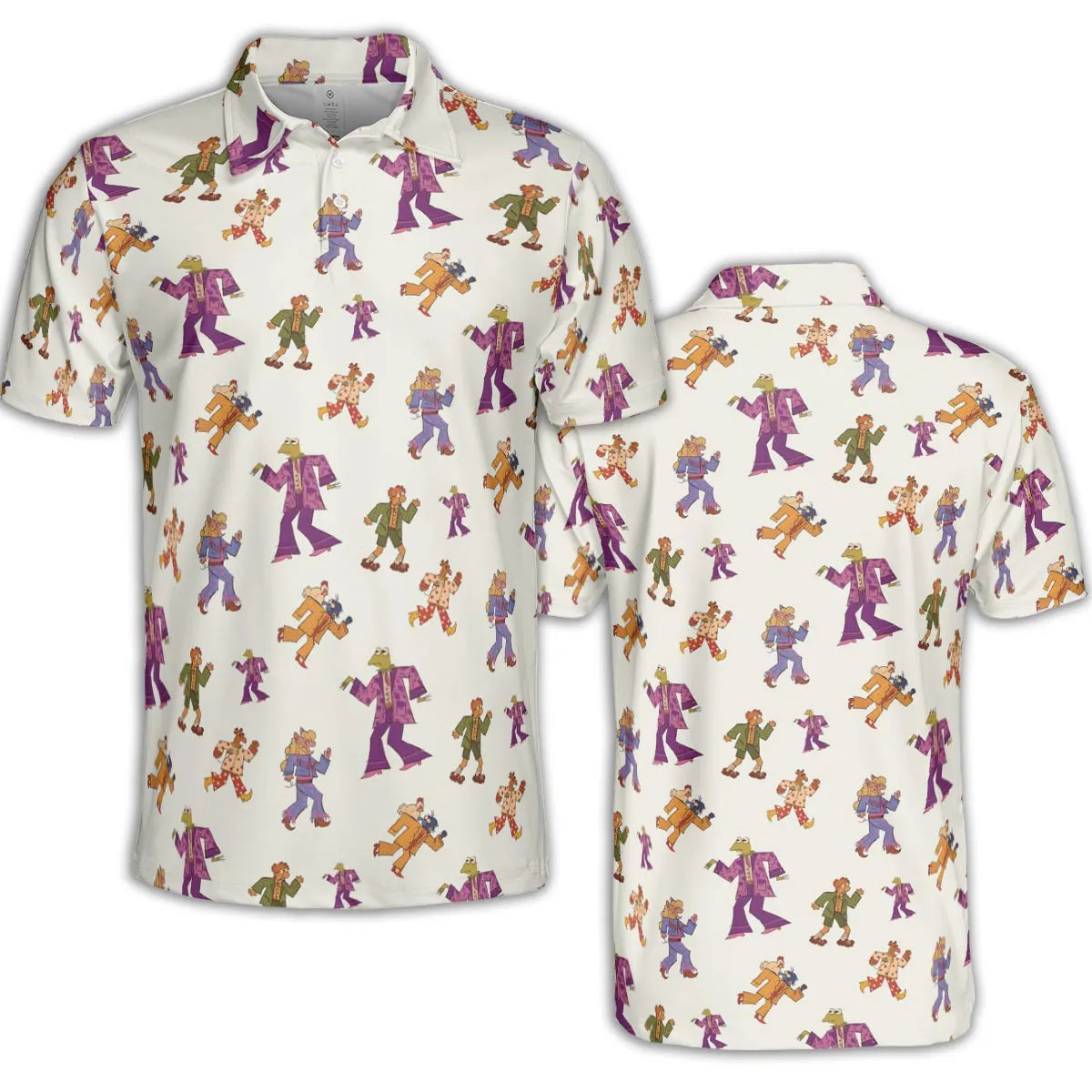 Talking Heads The Muppets AOP Men/Women Polo Shirt