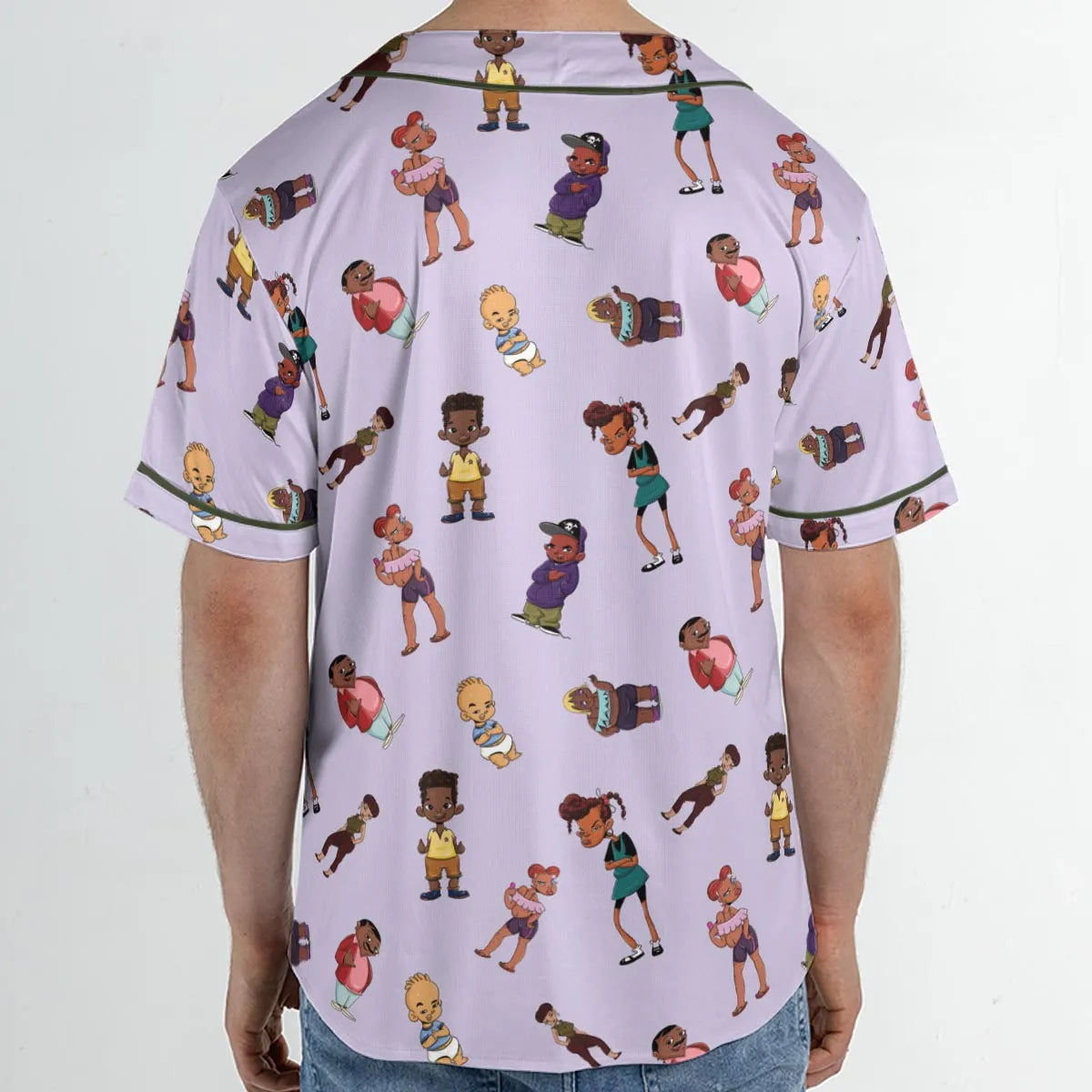 Bebe's Kids Characters Unisex Baseball Jersey