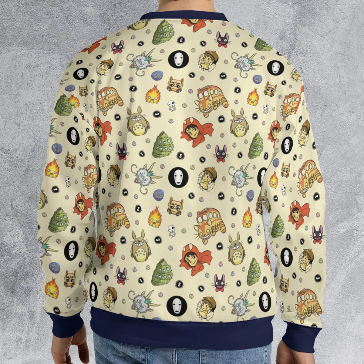 Ghiblipalooza Ghibli Themed All-over Print Sweatshirt