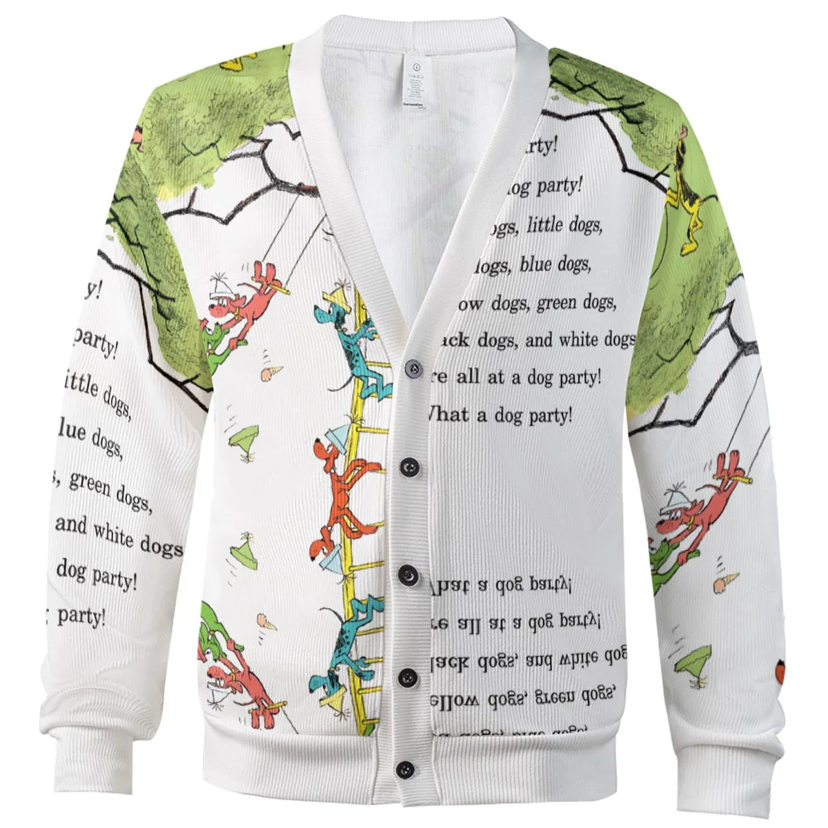 A Dog Party Cardigan