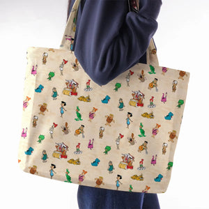 Bedrock The Flintstones Large Tote Bag