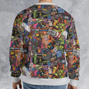 The 1980's. The Decade Of Greed All-over Print Sweatshirt