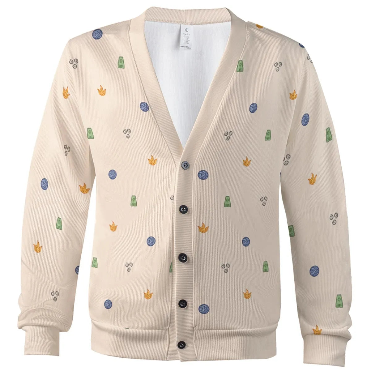 Avatar The Last Airbender Four Elements Pattern Cardigan