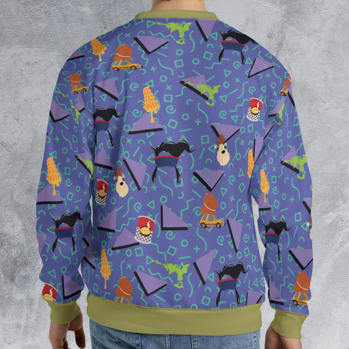 90's Styled Goofy Movie All-over Print Sweatshirt