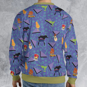 90's Styled Goofy Movie All-over Print Sweatshirt