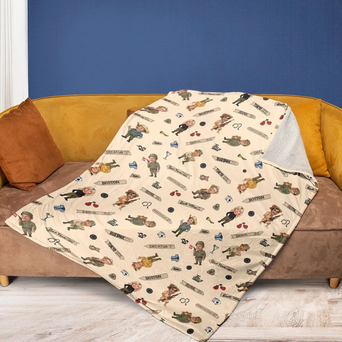 Best Care Anywhere in Korea M*A*S*H Fleece Blanket