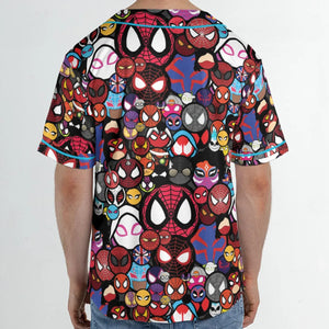 Spide-Mania Spider-Verse Unisex Baseball Jersey