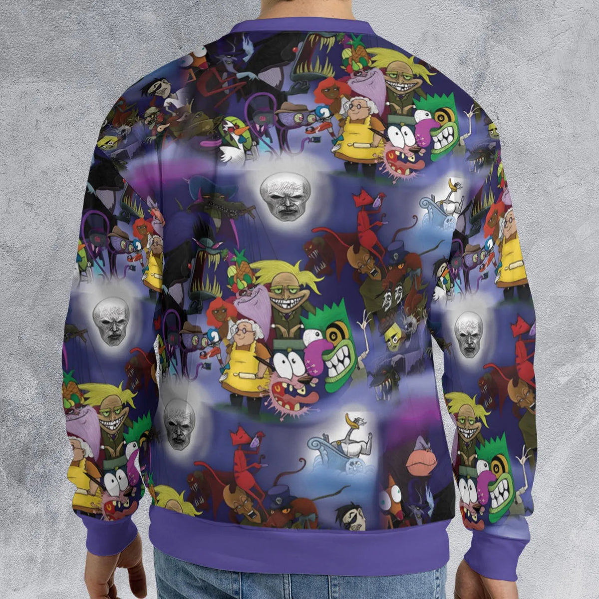 Fearless Courage the Cowardly Dog All-over Print Sweatshirt