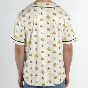 Final Fantasy Sleeping Creatures Pattern Unisex Baseball Jersey