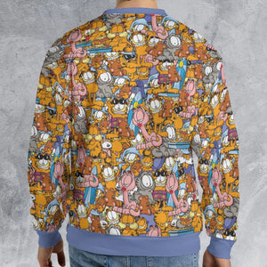Purr-fect Garfield All-over Print Sweatshirt