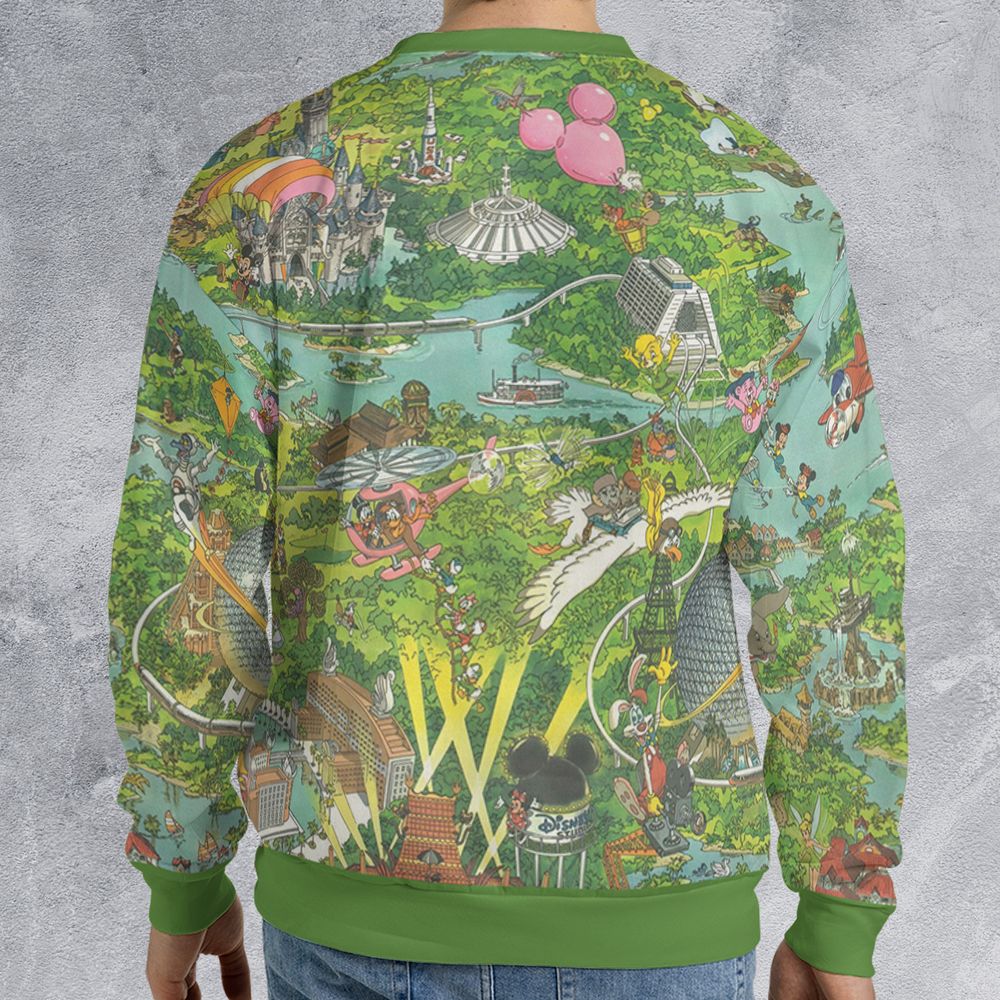 All-over Print Sweatshirt -  - 2