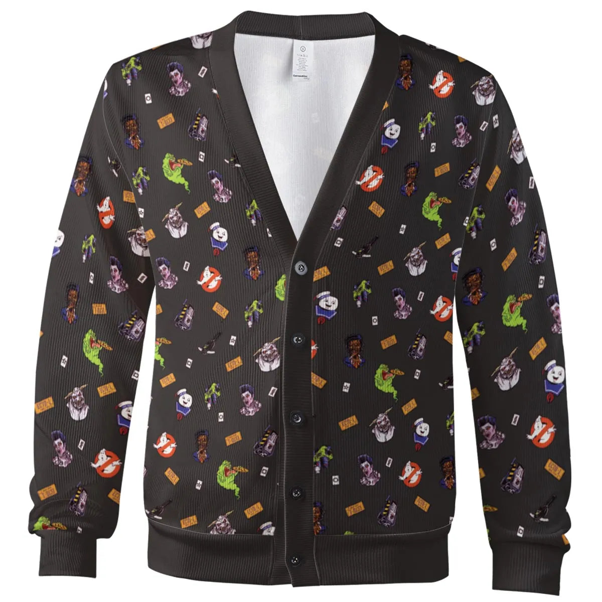Ghostbusters Pattern Cardigan