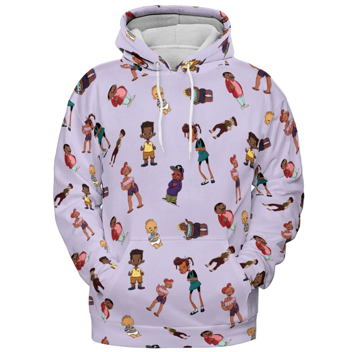 Bebe's Kids Characters All-over Print Hoodie