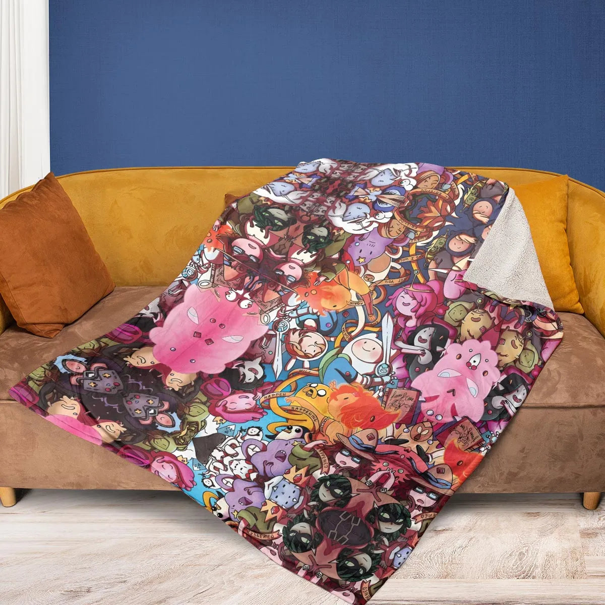 Land of Ooo Adventure Time Fleece Blanket