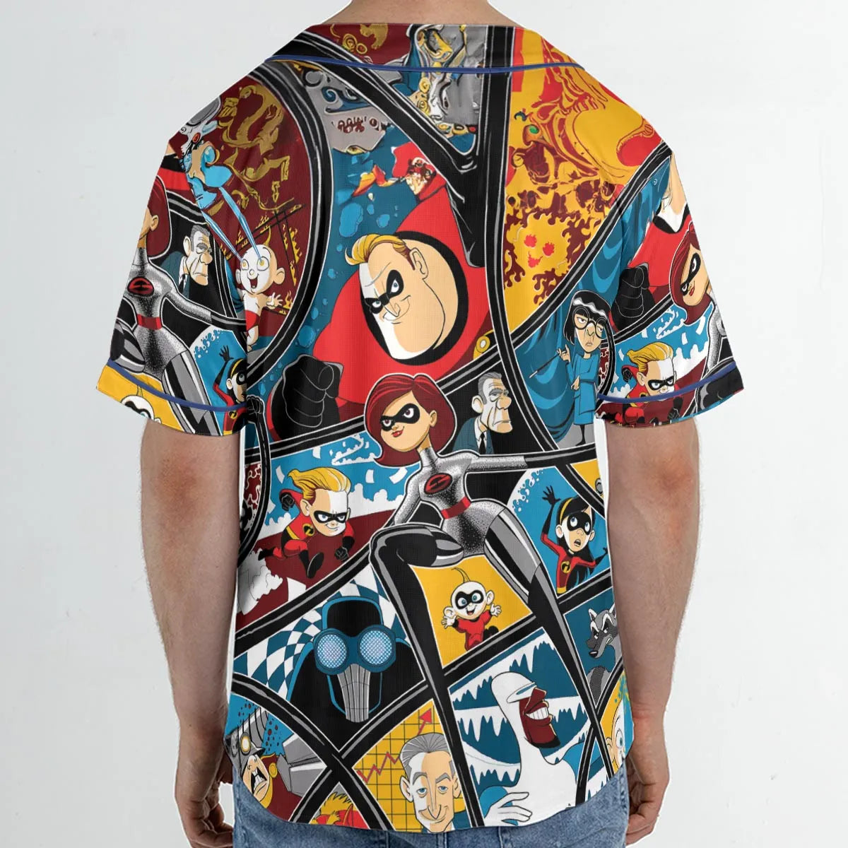 The Incredibles cartoon Unisex Baseball Jersey
