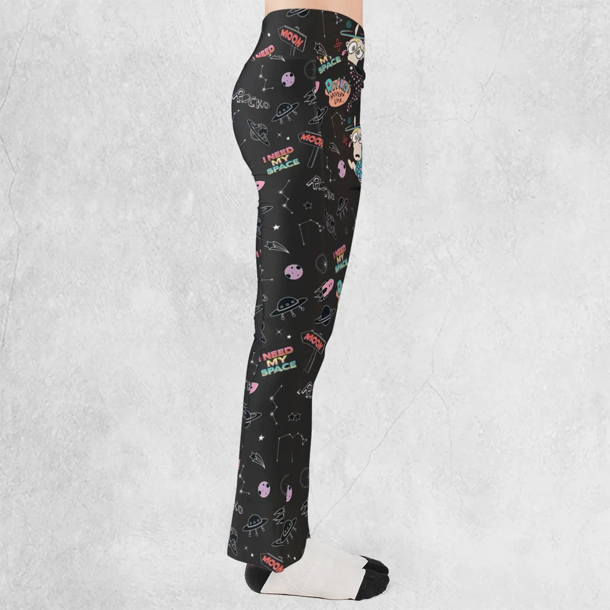 Rocko Space Out Rocko's Modern Life Flare Leggings