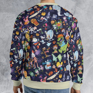 Nickelodeon Halloween Party All-over Print Sweatshirt