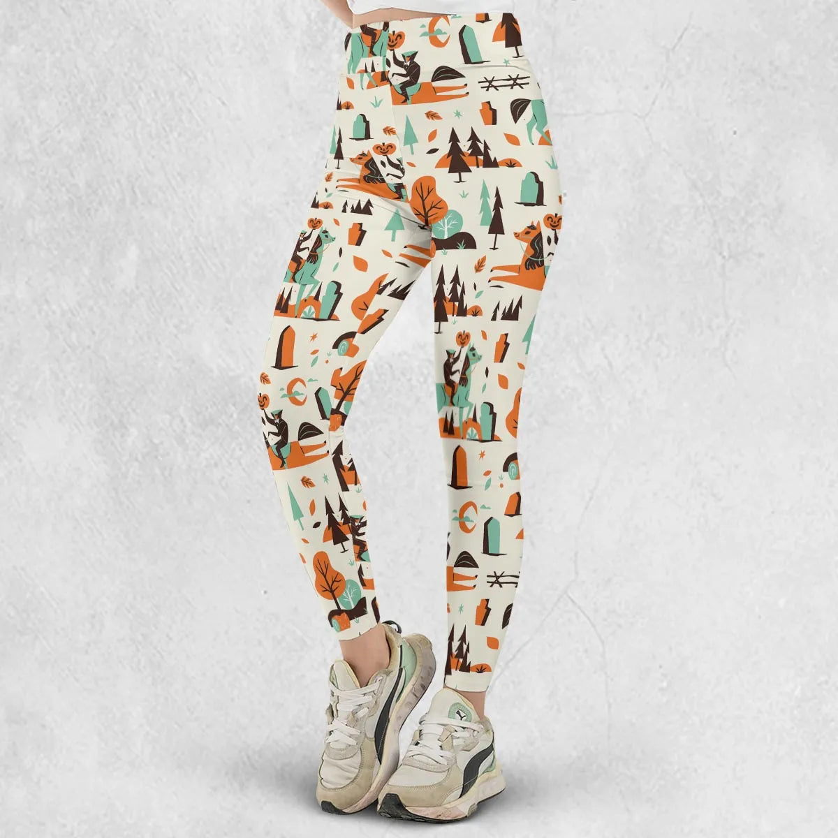 Halloween folklore The Headless Horseman Legging