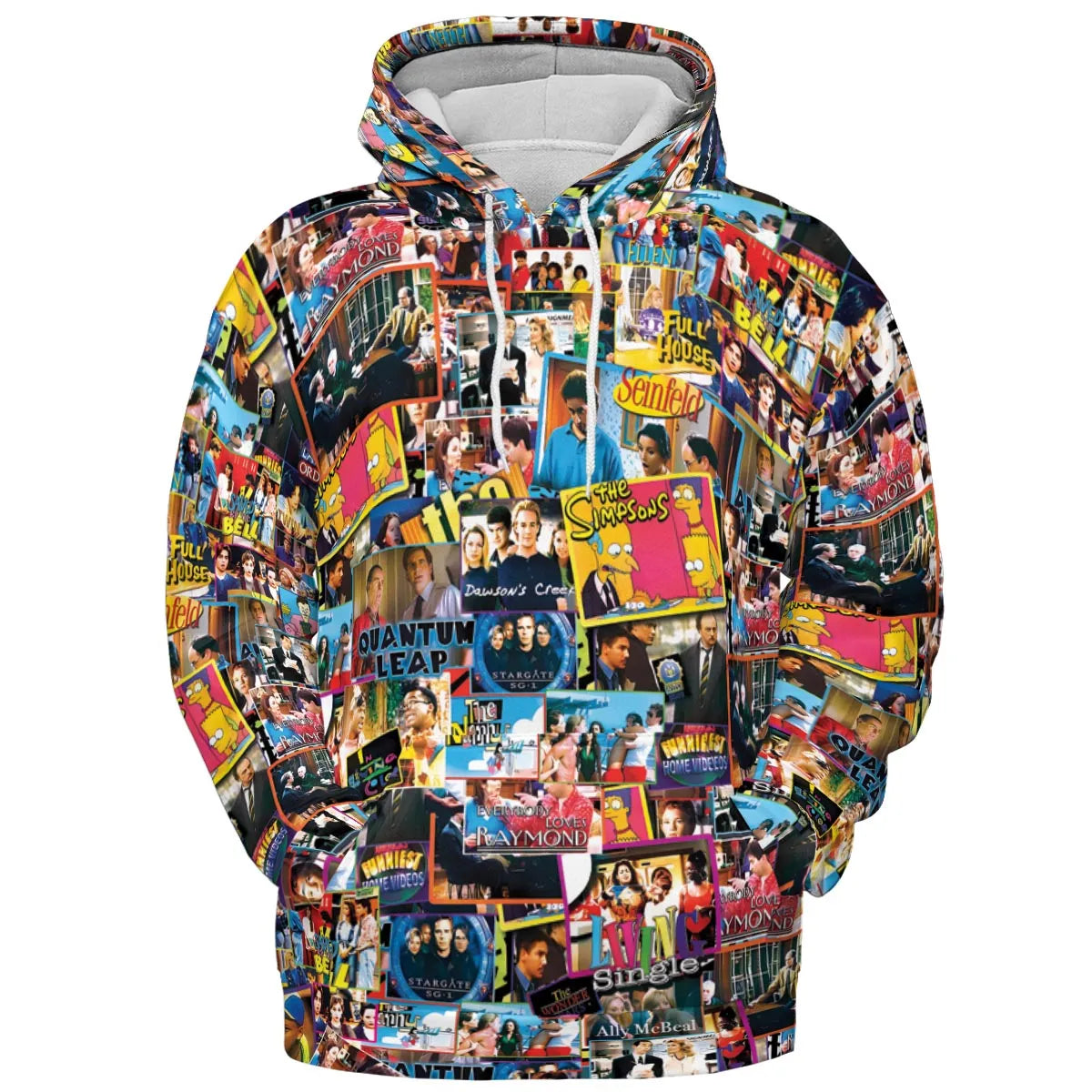 The 90s TV Shows All-over Print Hoodie