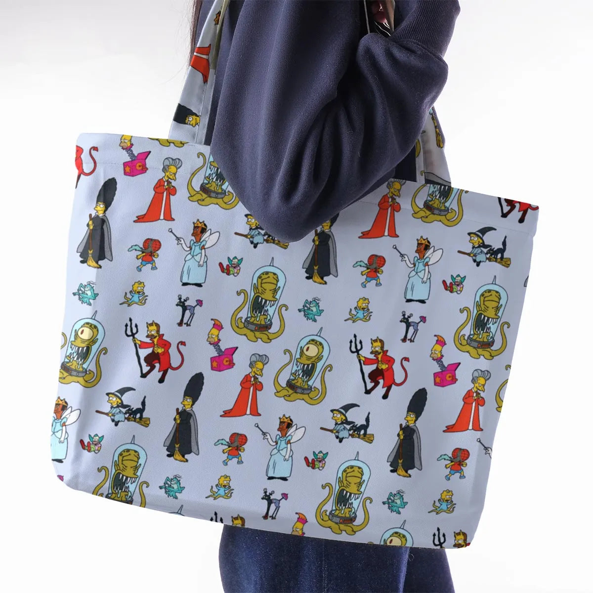Halloween Costume The Simpsons Large Tote Bag