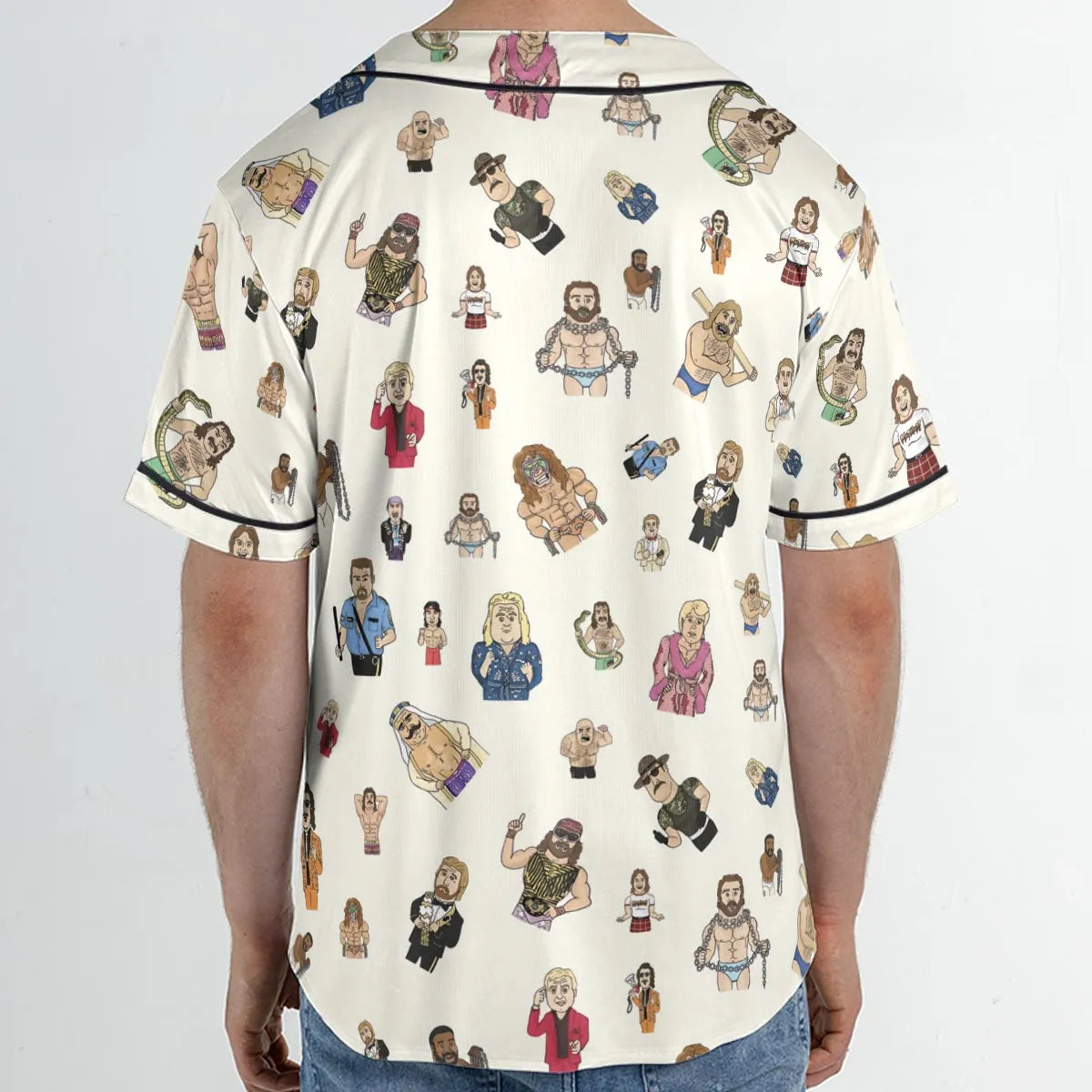 Old School Pro Wrestling Unisex Baseball Jersey